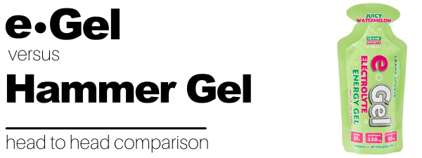 Hammer Gel vs e-Gel Energy Gel Comparison