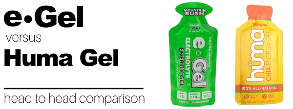 Huma Gel vs e-Gel Energy Gel Comparison