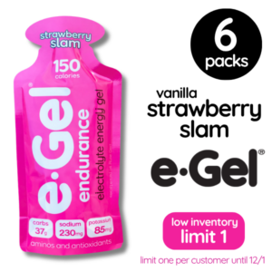 e-Gel Strawberry Slam 6 pack box limit one per customer