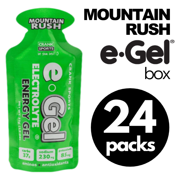 Mountain Rush e-Gel 24 pack box