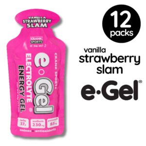 Vanilla Strawberry Slam e-Gel Energy Gel 12 packs