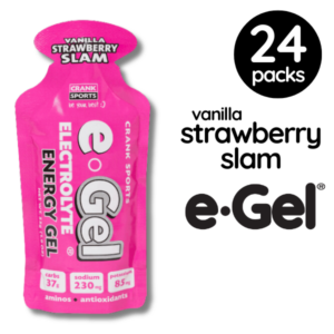 Vanilla Strawberry Slam e-Gel Energy Gel 24 packs