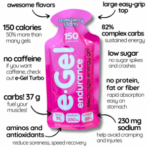 Benefits of e-Gel Energy Gel