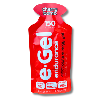 Cherry Bomb e-Gel energy gel packet