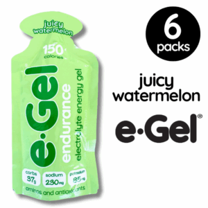 e-Gel Endurance Energy Gel Juicy Watermelon 6 pack box