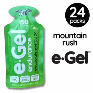 e-Gel Endurance Energy Gel Mountain Rush 24 pack box