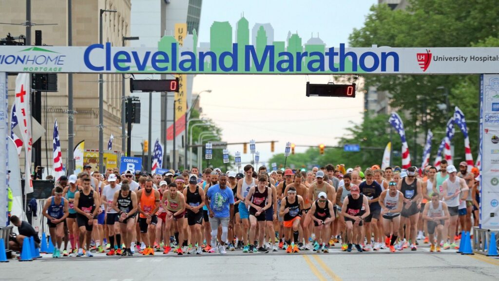 Cleveland Marathon e-Gel official on course energy gel