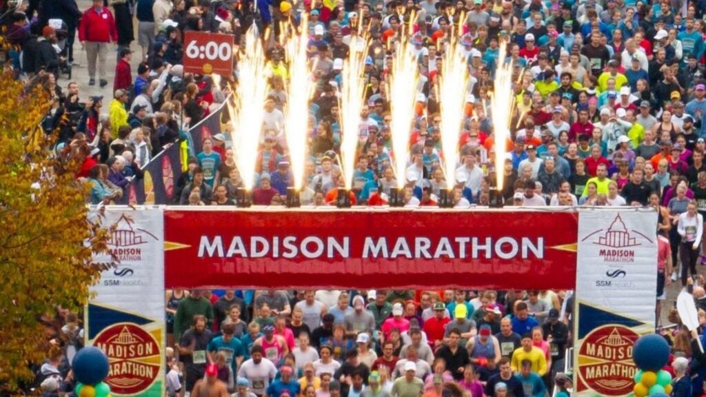 Madison Marathon e-Gel official on course energy gel