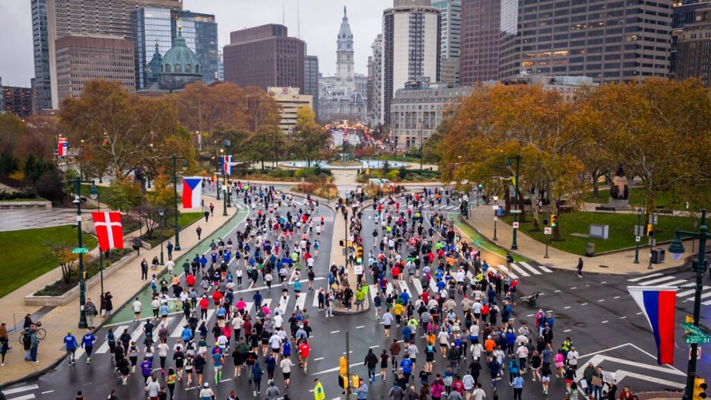 Philadelphia Marathon e-Gel official on course energy gel