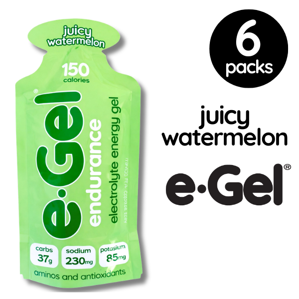 e-Gel Endurance Energy Gel Juicy Watermelon 6 pack box