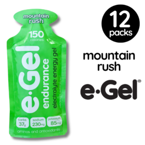 e-Gel Endurance Energy Gel Mountain Rush 12 pack box