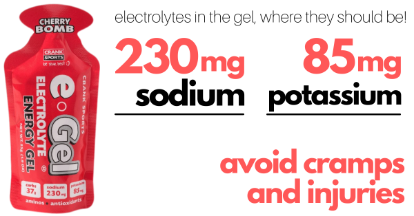 electrolytes in the energy gel